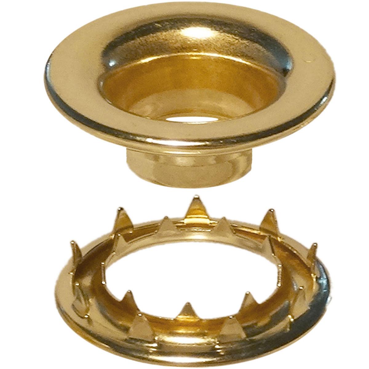 Stimpson #0 Stainless Steel Grommet & Washer Set - 304 SS, 500 Pieces Each, Heavy-Duty For Fabric & Canvas - View #4